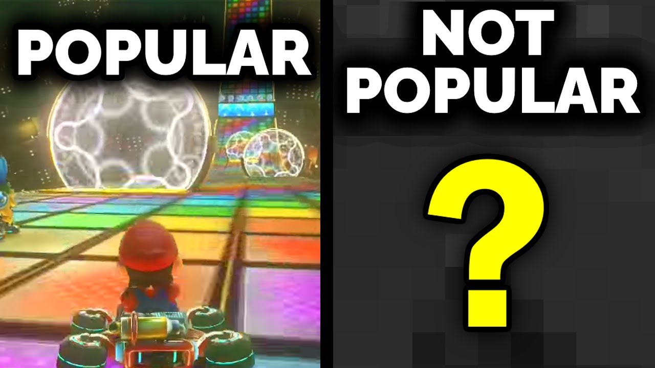 Какая трасса в Mario Kart самая непопулярная?