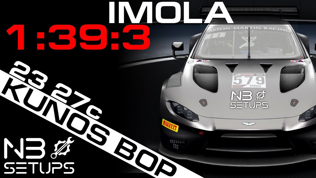 NB Setups | Aston Martin V8 | Imola | 1:39:3 |