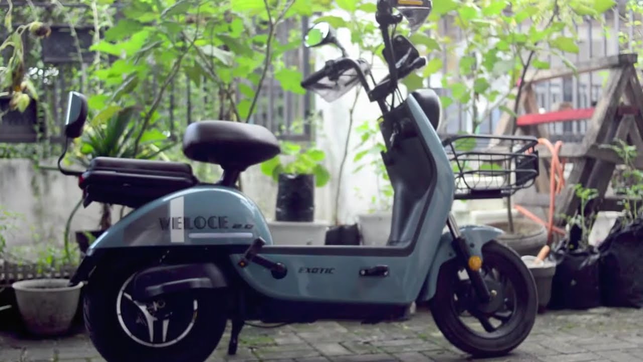 modifikasi sepeda listrik exotic veloce 2.0 ganti ban swallow urban grip 90/90-10
