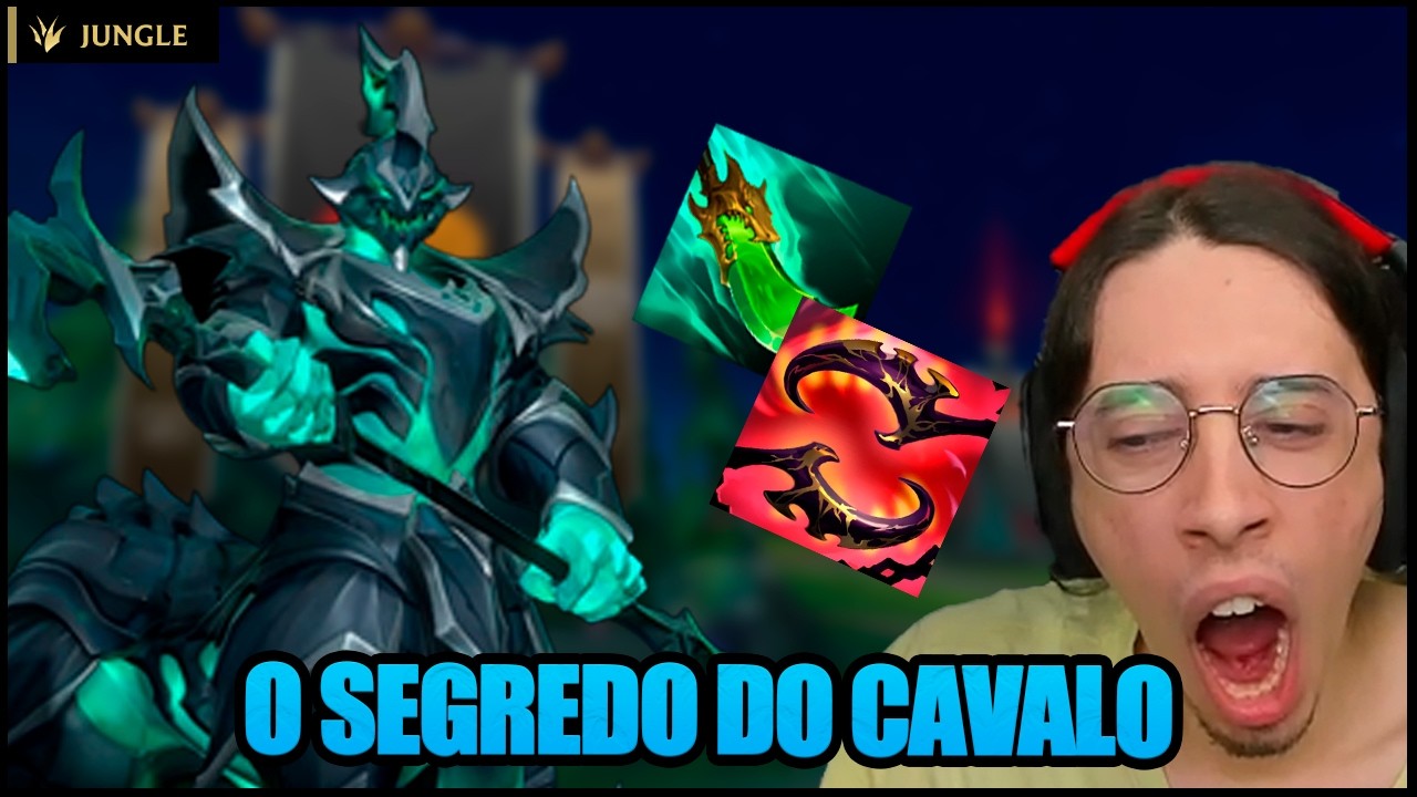 O CAVALO MAIS FORTE DO LEAGUE = 17 KILLS