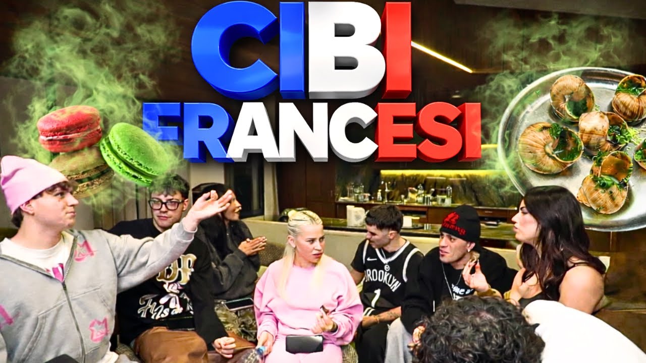 IL ROSSO, GAIA BIANCHI, DRE, PIERA MELONI, MATTEO ROCCA, PAPI KEIN E PRES ASSAGGIANO I CIBI FRANCESI
