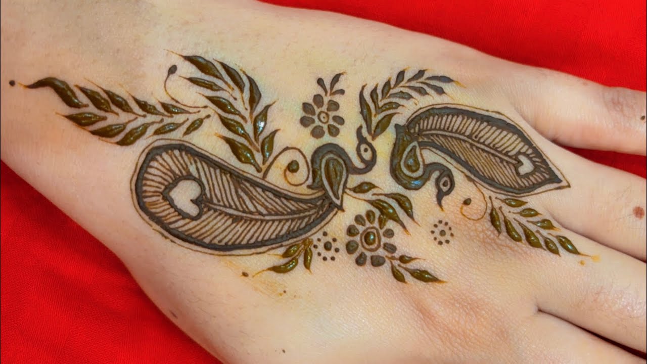 Stylish Back Hand Mehndi Design | New Trending Mehndi Design |