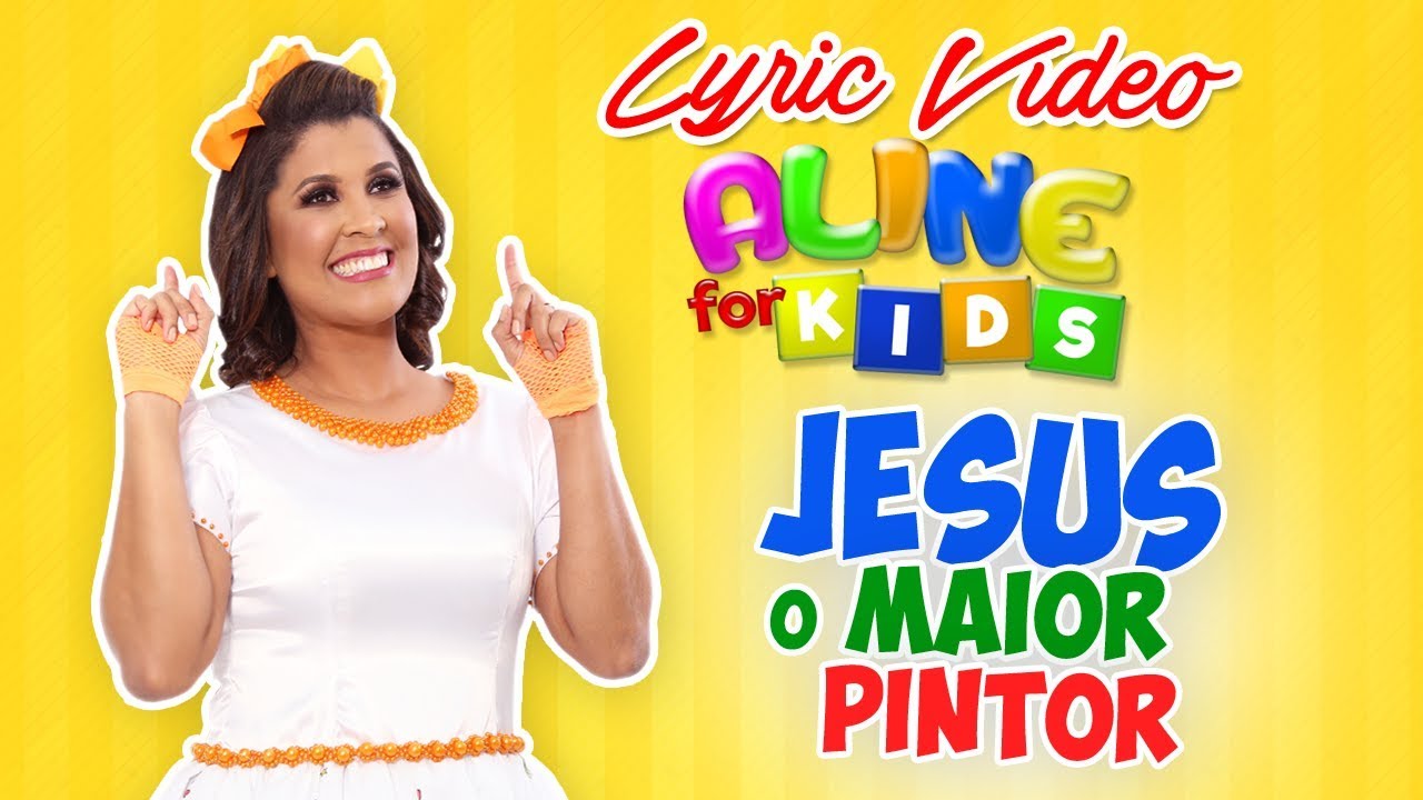 Aline Nascimento | Jesus é o Maior Pintor (Lyric Vídeo)