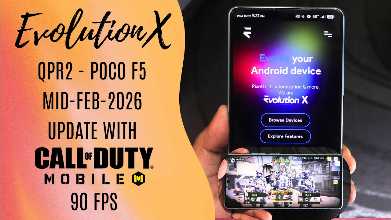 EvolutionX (обновление от февраля 2026 г.) QPR2 на POCO F5: Просто божественно!