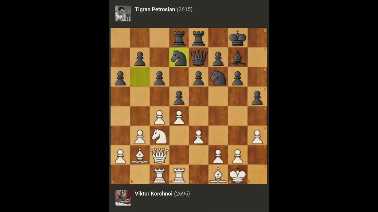Viktor Korchnoi vs Tigran Petrosian || World Championship Match (1/4) • Velden - Austria, 1980.
