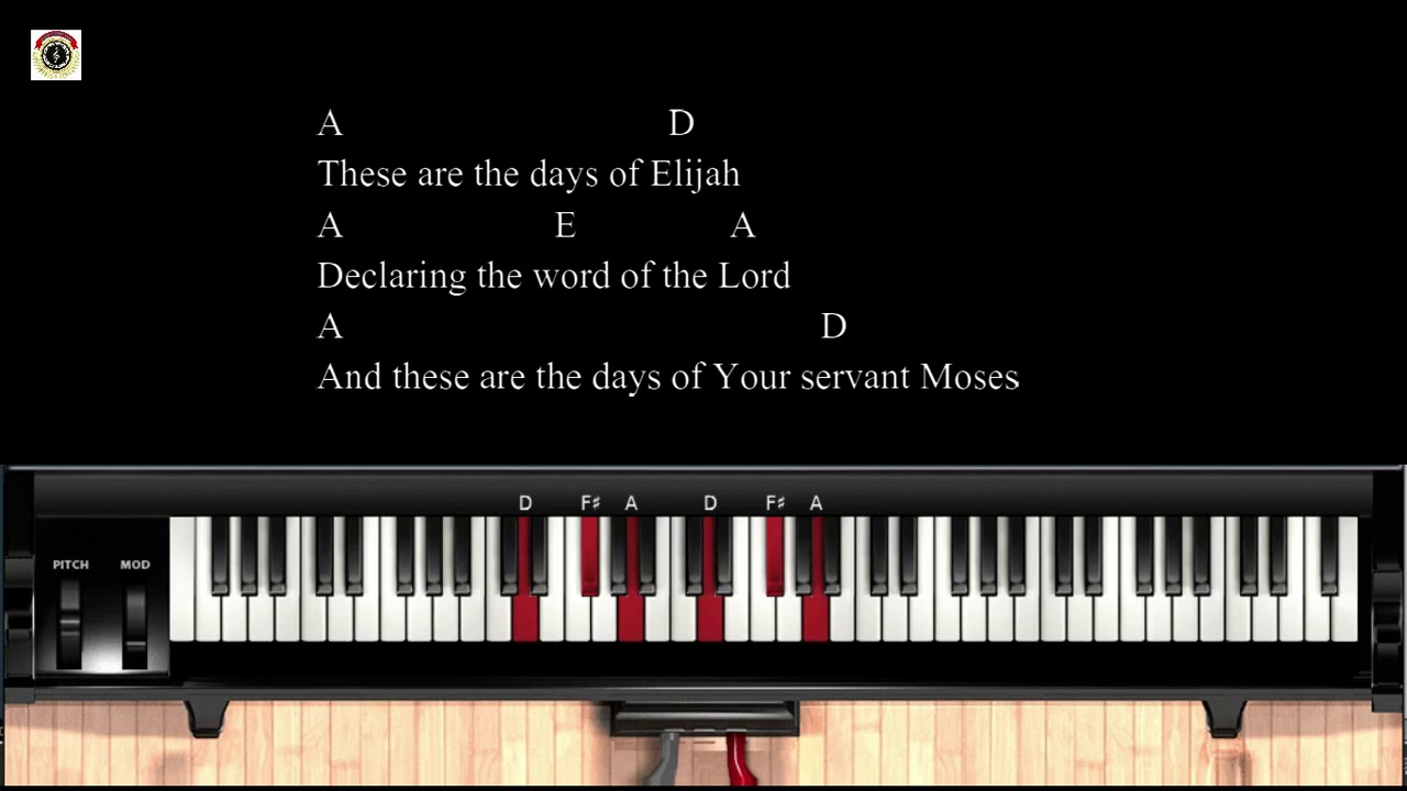 Days of Elijah (Chord Progression) #PianoLessons #ChordProgression #Gospel