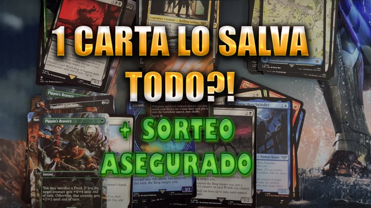 ¡Con precios! Una carta salva la caja ¡Sorteo asegurado!