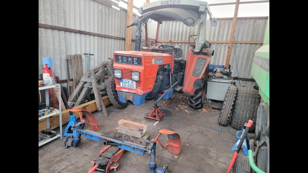 Same Falcon Vorderachse und Lenkung instand setzen fast wie neu Traktor TÜV fertig machen
