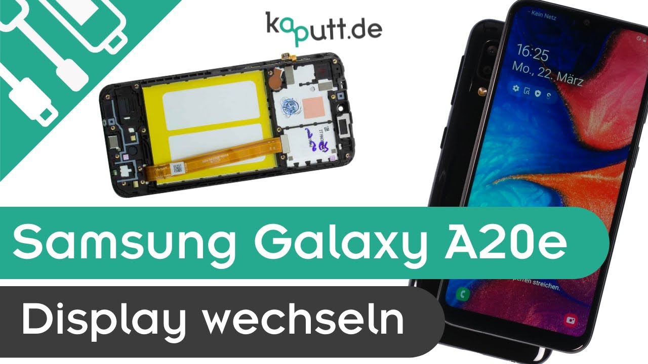 Samsung Galaxy A20e Display wechseln | kaputt.de