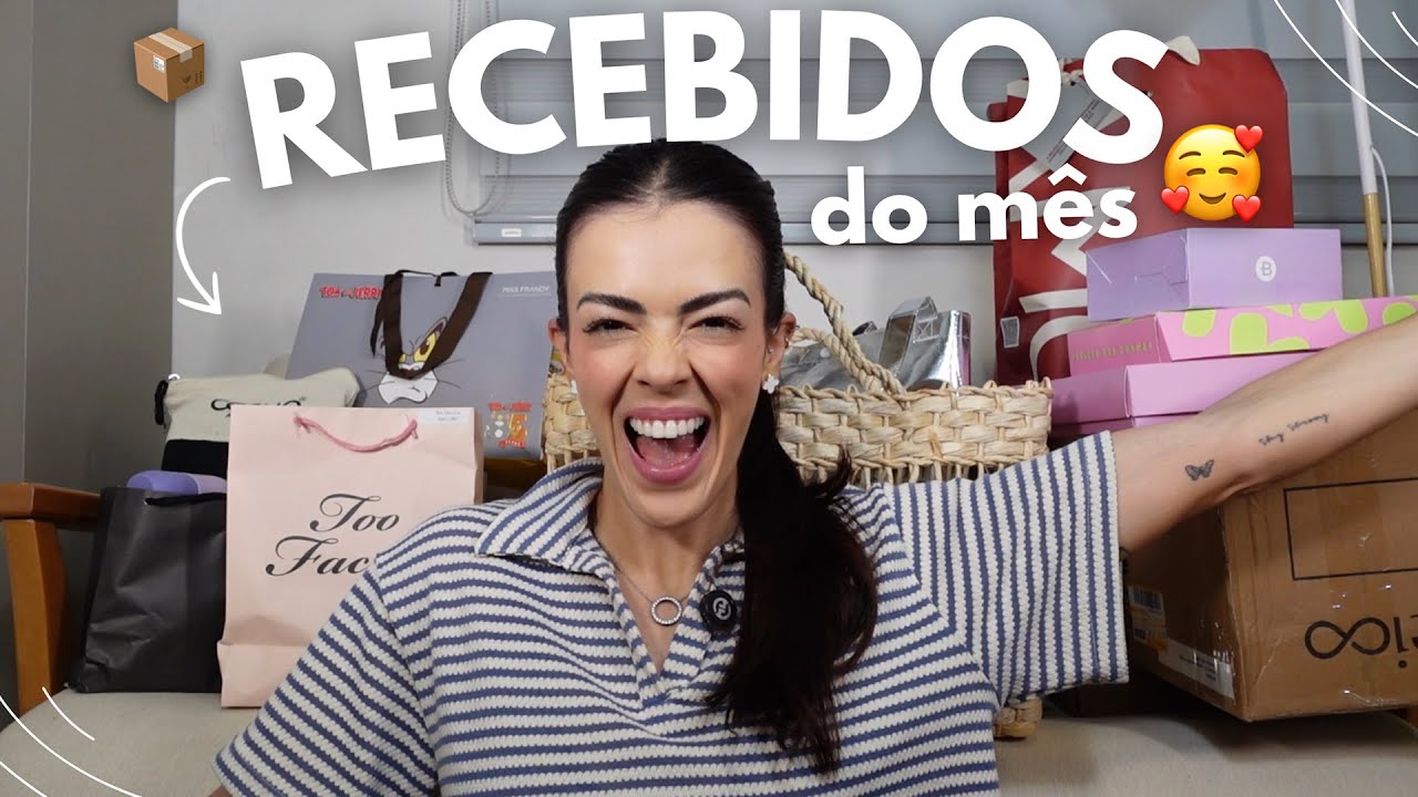 RECEBIDOS DO M&Ecirc;S | Muitas novidades de beleza, skin care, autocuidado 