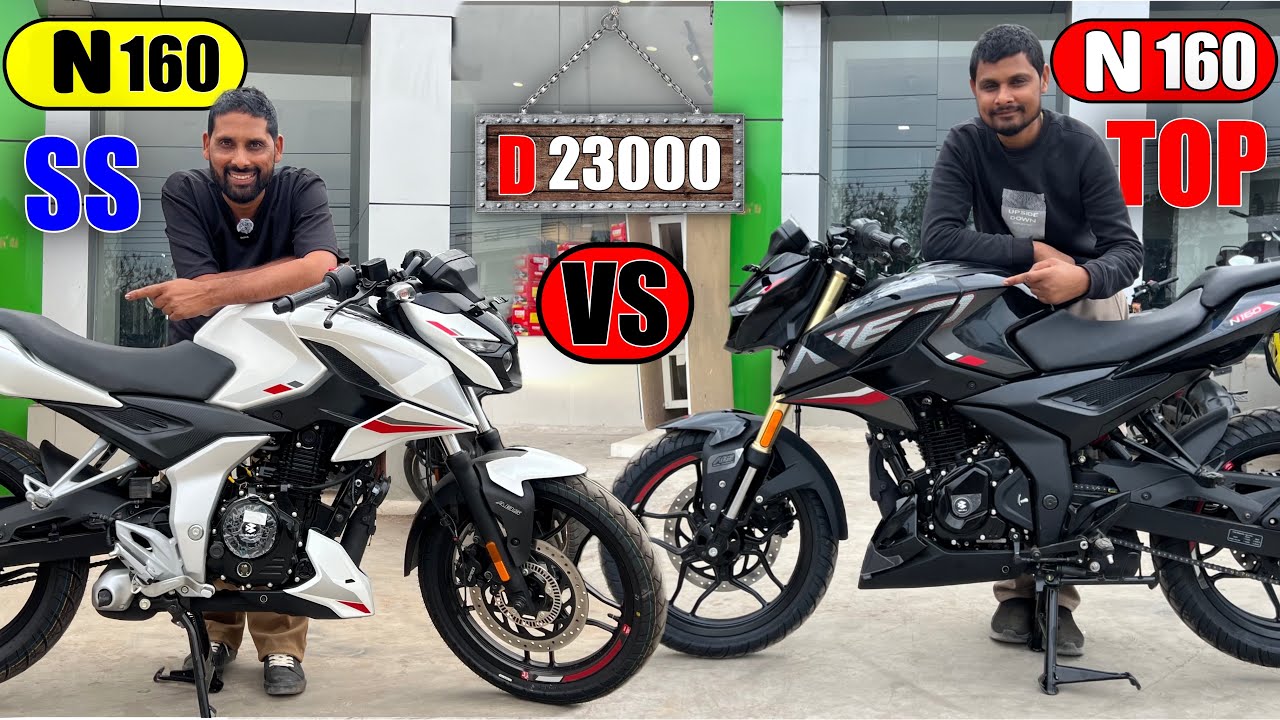 New Bajaj N160 USD Top Model VS 2025 Pulsar N160 Single Seat Which Is Best Bike In160cc@bikecompair