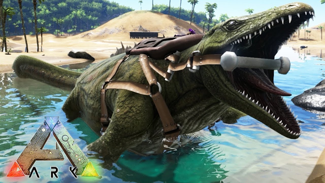ARK SURVIVAL EVOLVED - Domando Mosassauro
