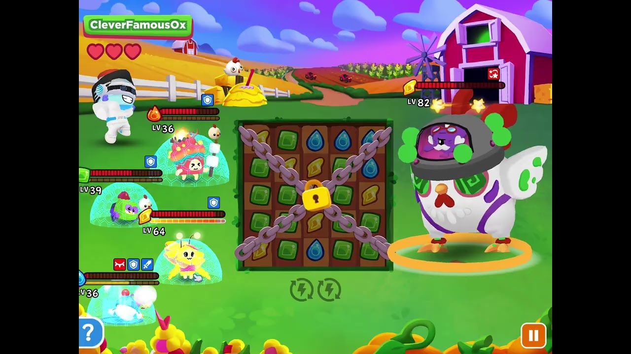 Boddle Learning Frenzy Farm level 28 Easy mode!