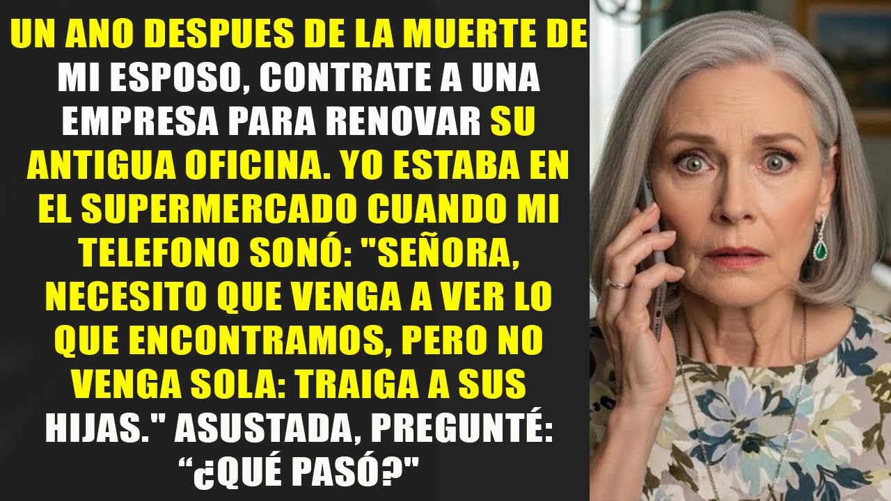 “Venga a ver lo que encontré, pero no venga sola”, dijo el contratista tras terminar la obra