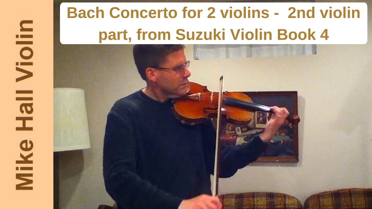 Bach Double, 2nd violin part - #7 from Suzuki Violin Book 4