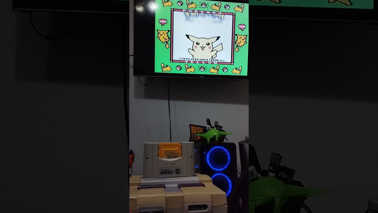 #PokemonYellow #PokemonAmarillo #Gameboy #SuperGameboy #SuperNintendo #retrogaming