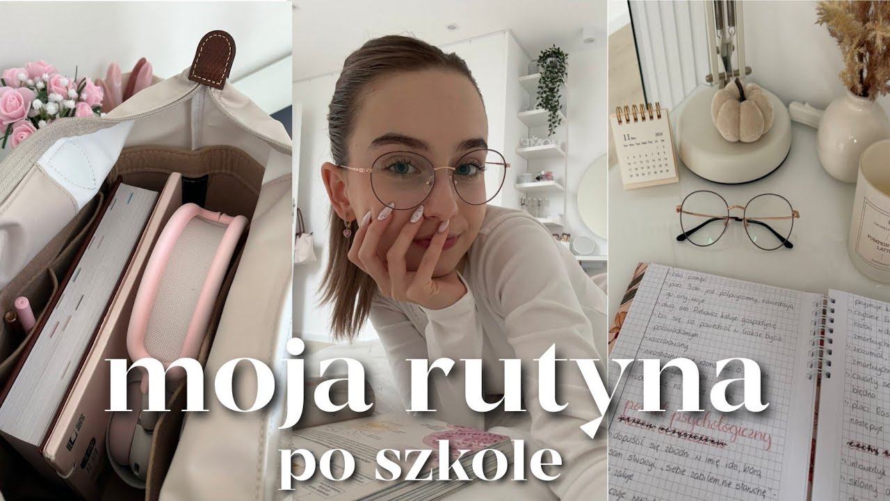 MOJA RUTYNA PO SZKOLE 📚 ostatnie jesienne dni, nauka, produktywność