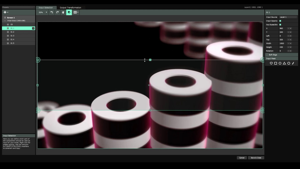 Mapping Slices in Resolume
