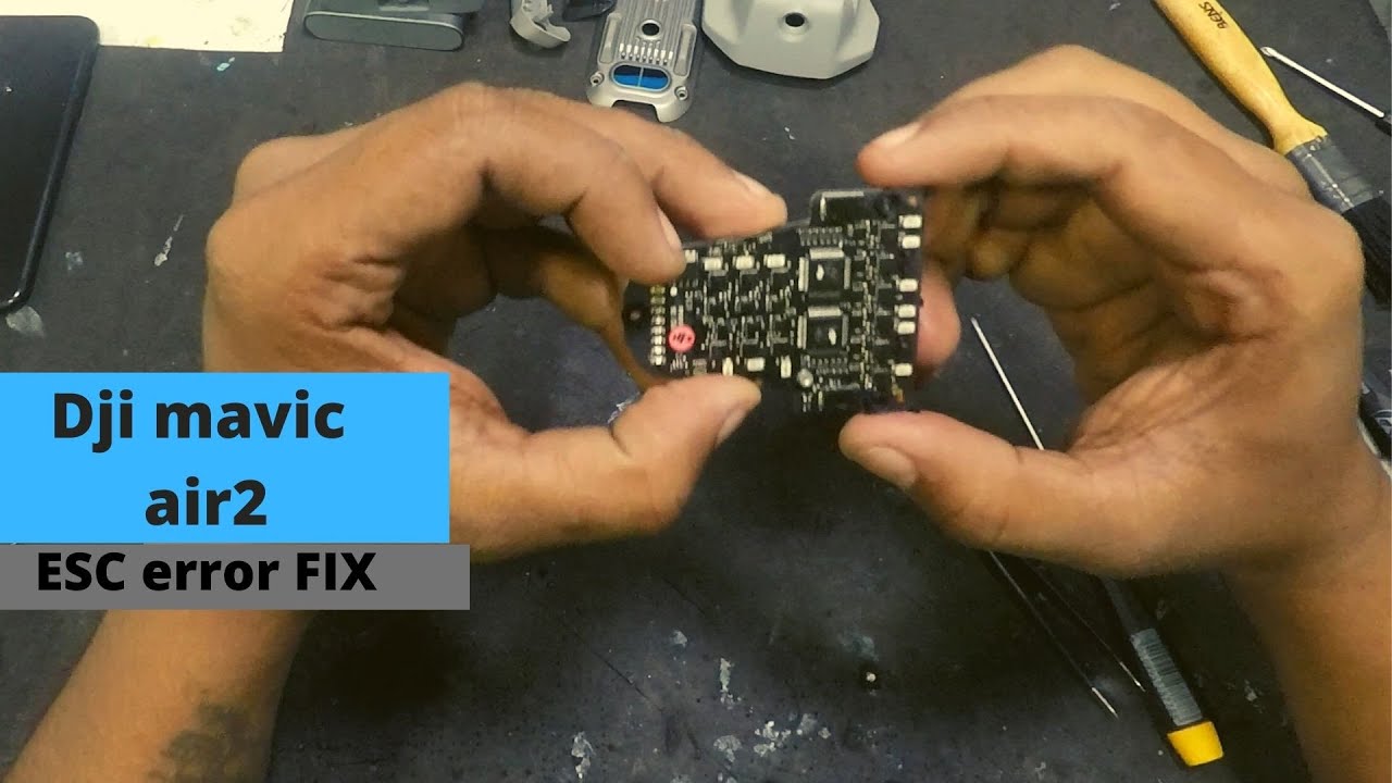 How to fix dji mavic air 2 esc error | esc error fix | air2 air2s esc problem fix