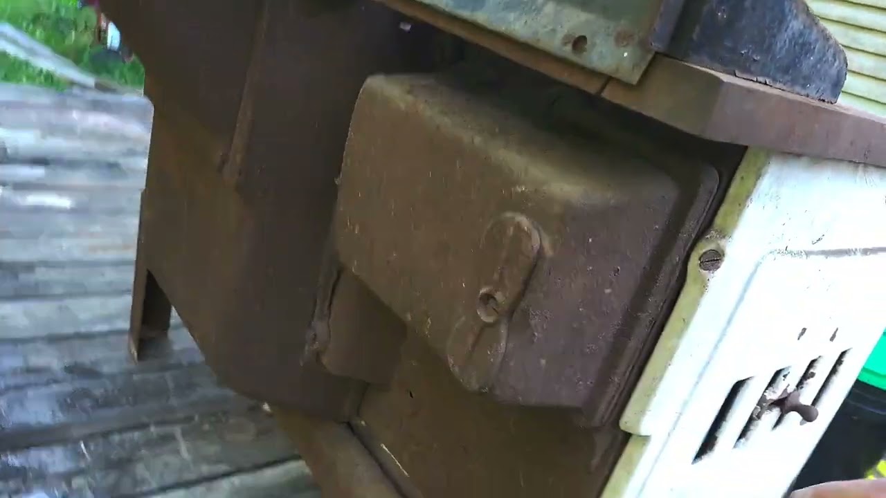 I got an old wood burning cook stove!