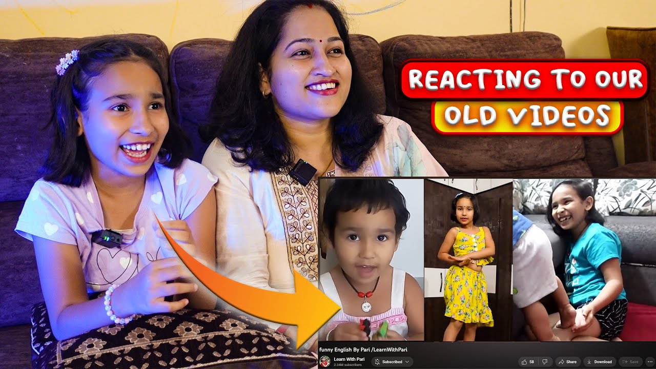 Hilarious Flashback: Reacting to Our Own Old Funny Video ! #reactionvideo