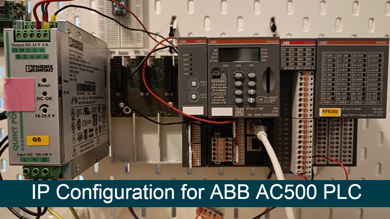 IP Configuration for ABB AC500 PLC Using the IP Configuartion Tool