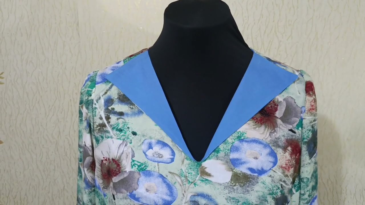 прямой Курта бо воротник