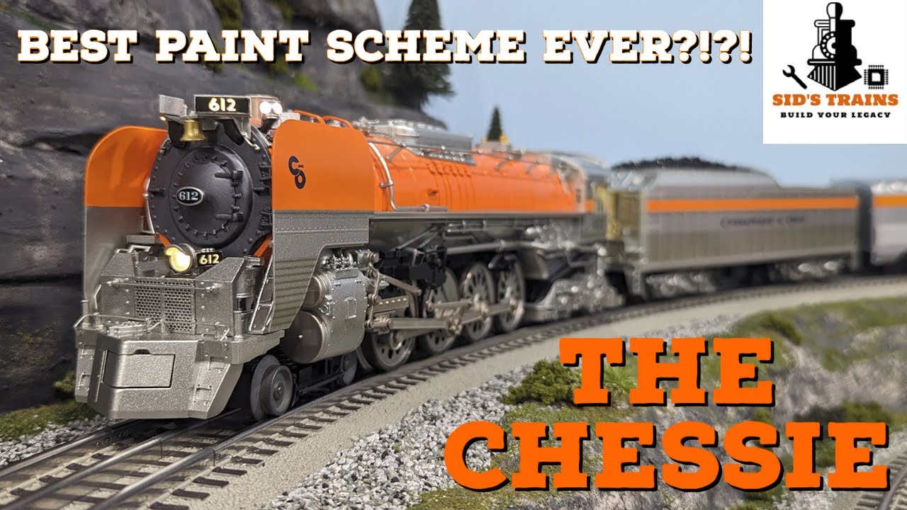 The CHESSIE | NEW TRAIN!!! Lionel Legacy 4-8-4 C&O Greenbrier #612