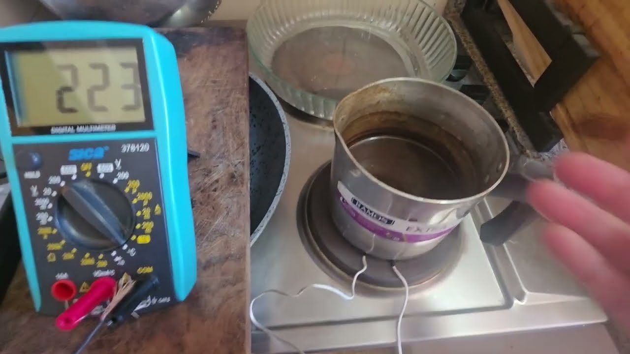 Pruebas de temperatura de cocina gaselec eléctrica. Parte 2 de ? 