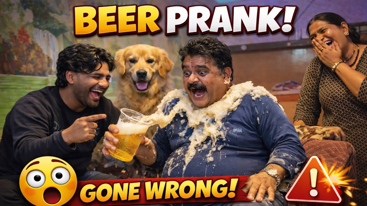 Beer🍺 prank with dad 😂