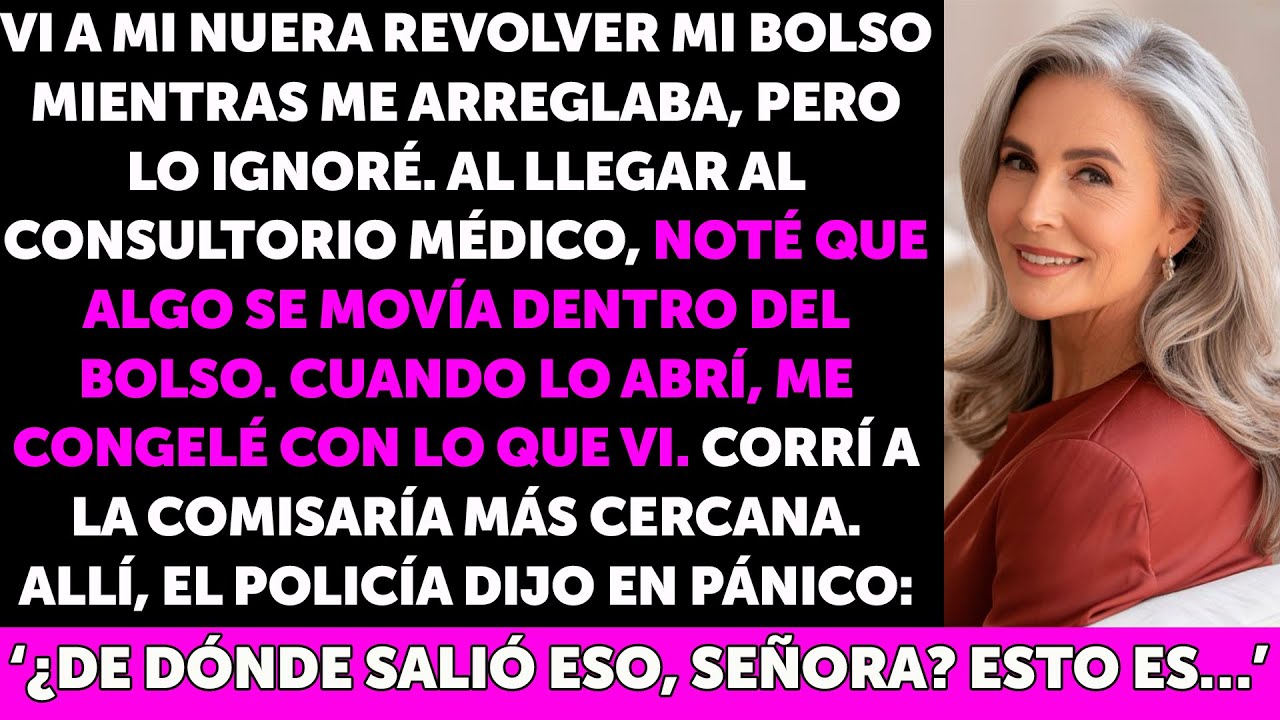 Abrí mi bolso y hallé algo aterrador  En la comisaría me dijeron  “Señora, esto es…”
