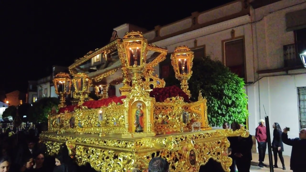 NTRA SRA SOLEDAD CORONADA ,PLAZA ESPAÑA,SABADO SANTO,HDAD SOLEDAD CORONADA,HUEVAR 30 MARZO 2024