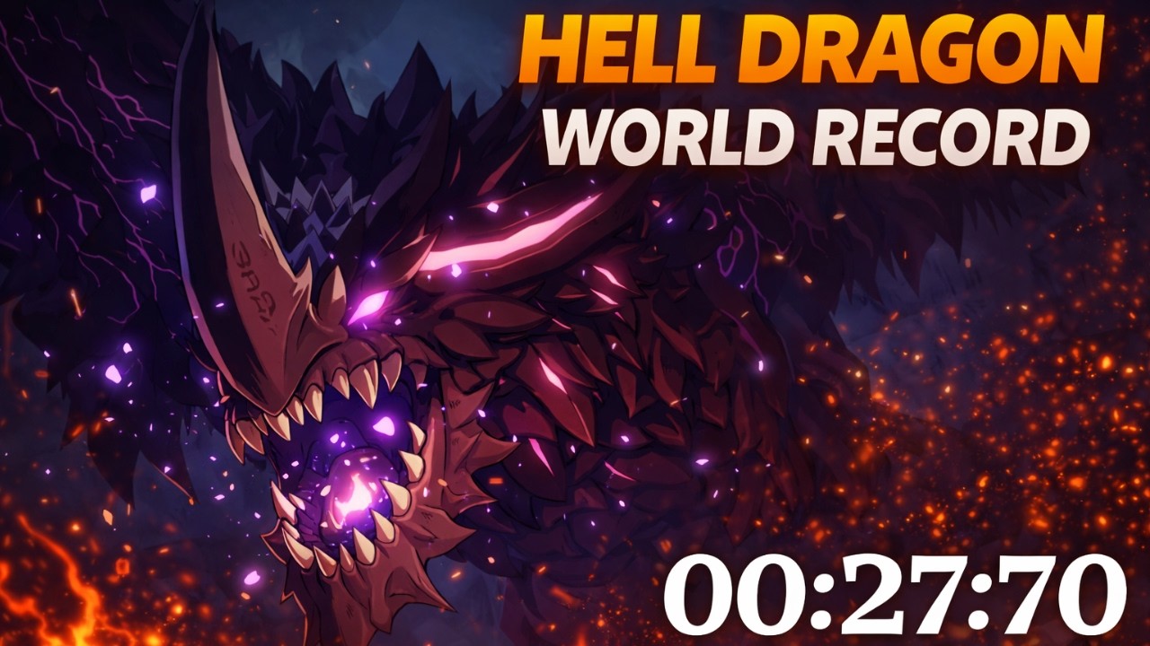 00:27:70 Ancient Dragon HELL - Boss Challenge World Record [Seven Deadly Sins: Origin]
