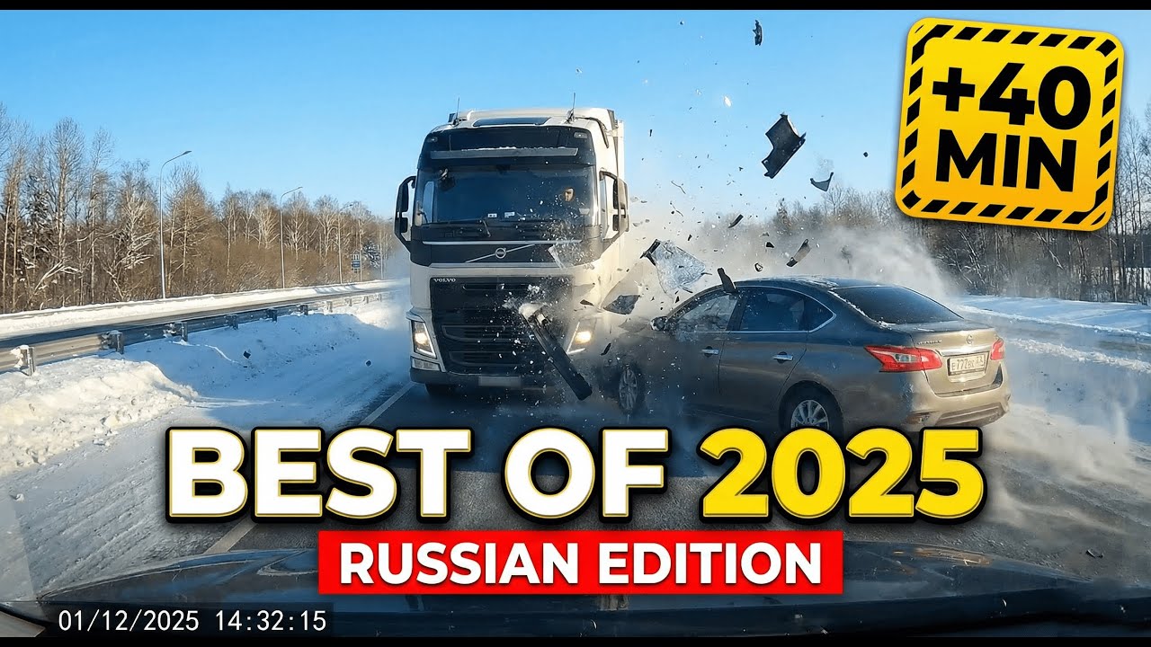 BEST OF 2025 !!! CAR CRASH COMPILATION, IDIOTS IN CARS, HIT AND RUN, CAR CRASHES OF THE YEAR !!!