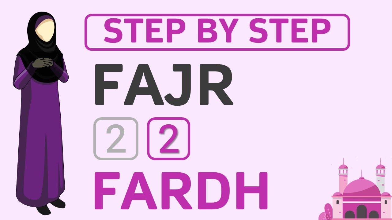 Learn How to Perform 2 Rakat Fardh Fajar Salah - Step-by-Step Prayer Tutorial - Girl Hanafi Method