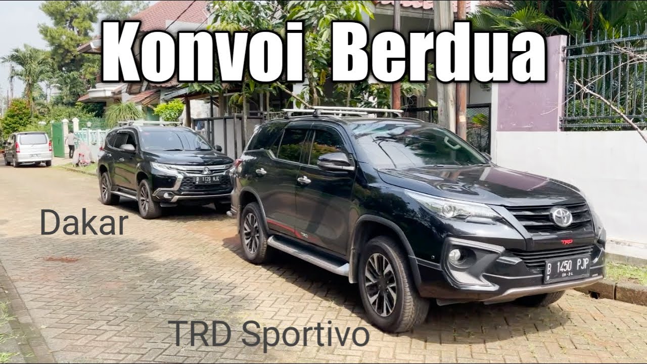 Konvoi Pasang Aksesoris Yang Berguna Untuk Fortuner TRD & Pajero Sport Dakar