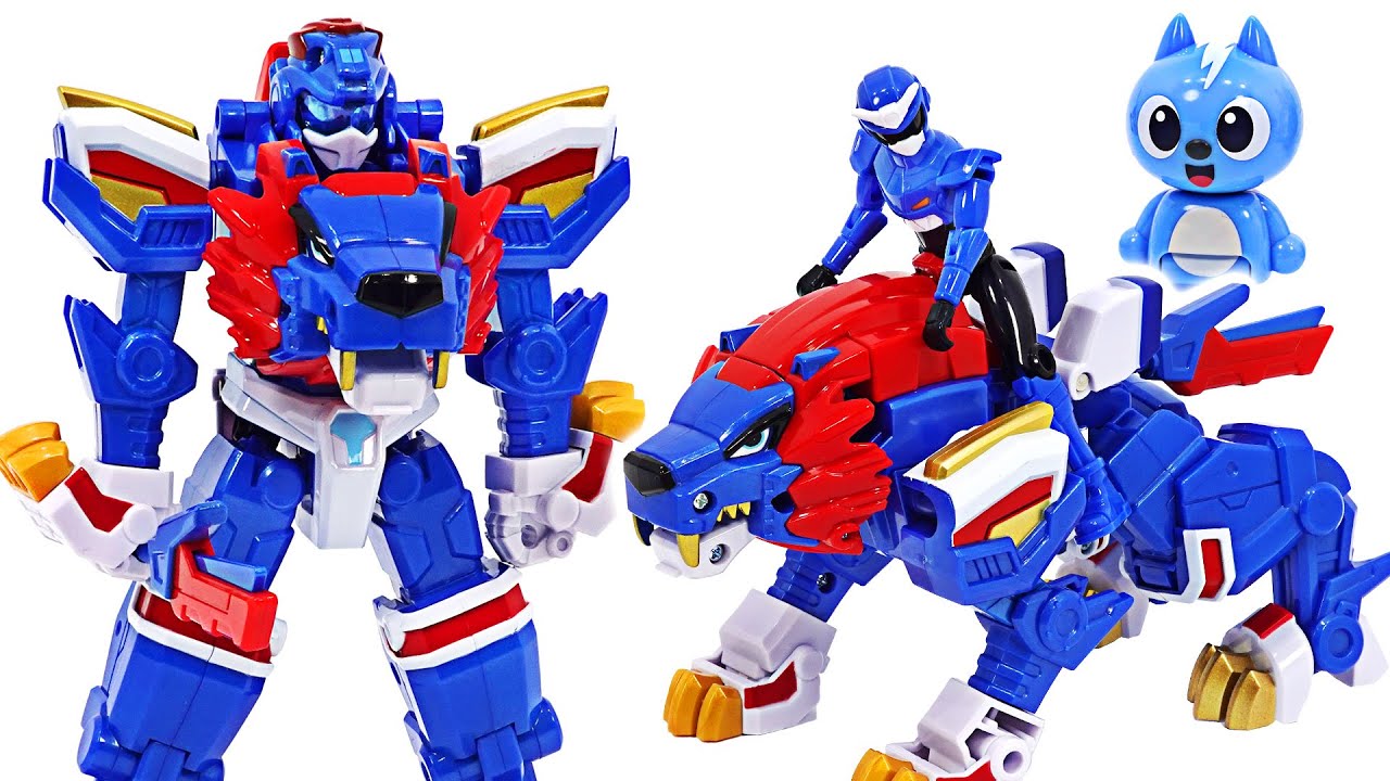 Miniforce Animaltron Lion appeared! Transform into robots and lions! | DuDuPopTOY