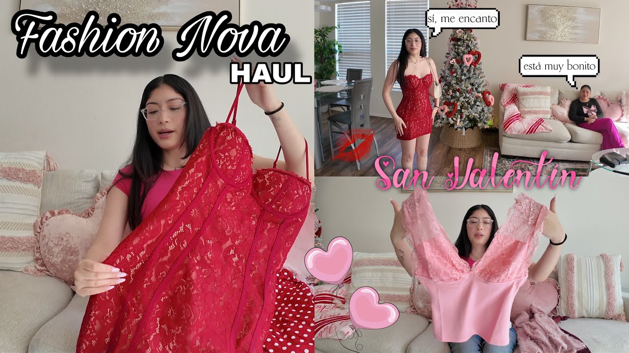 Fashion Nova Haul💕| Ropa De San Valentín 💘