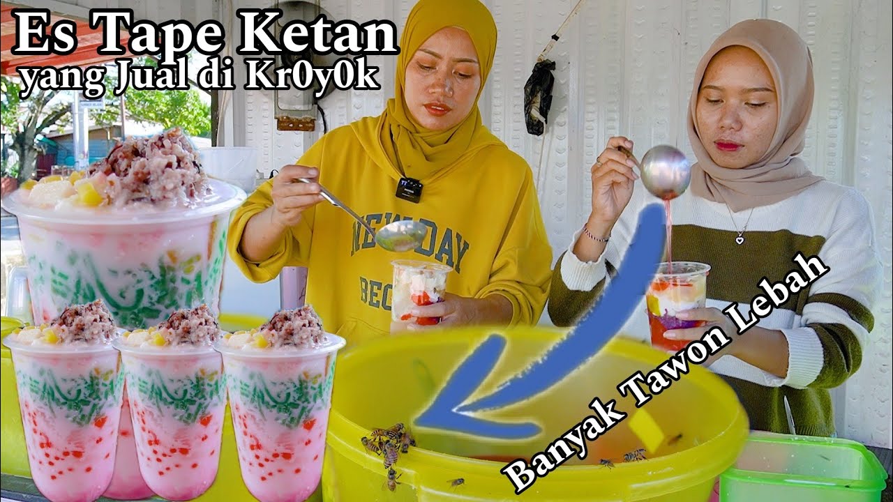 ES TAPE SUPER MANIS INI VIRAL KARENA BANYAK TAWON/LEBAH MADU | LARIS BANGET