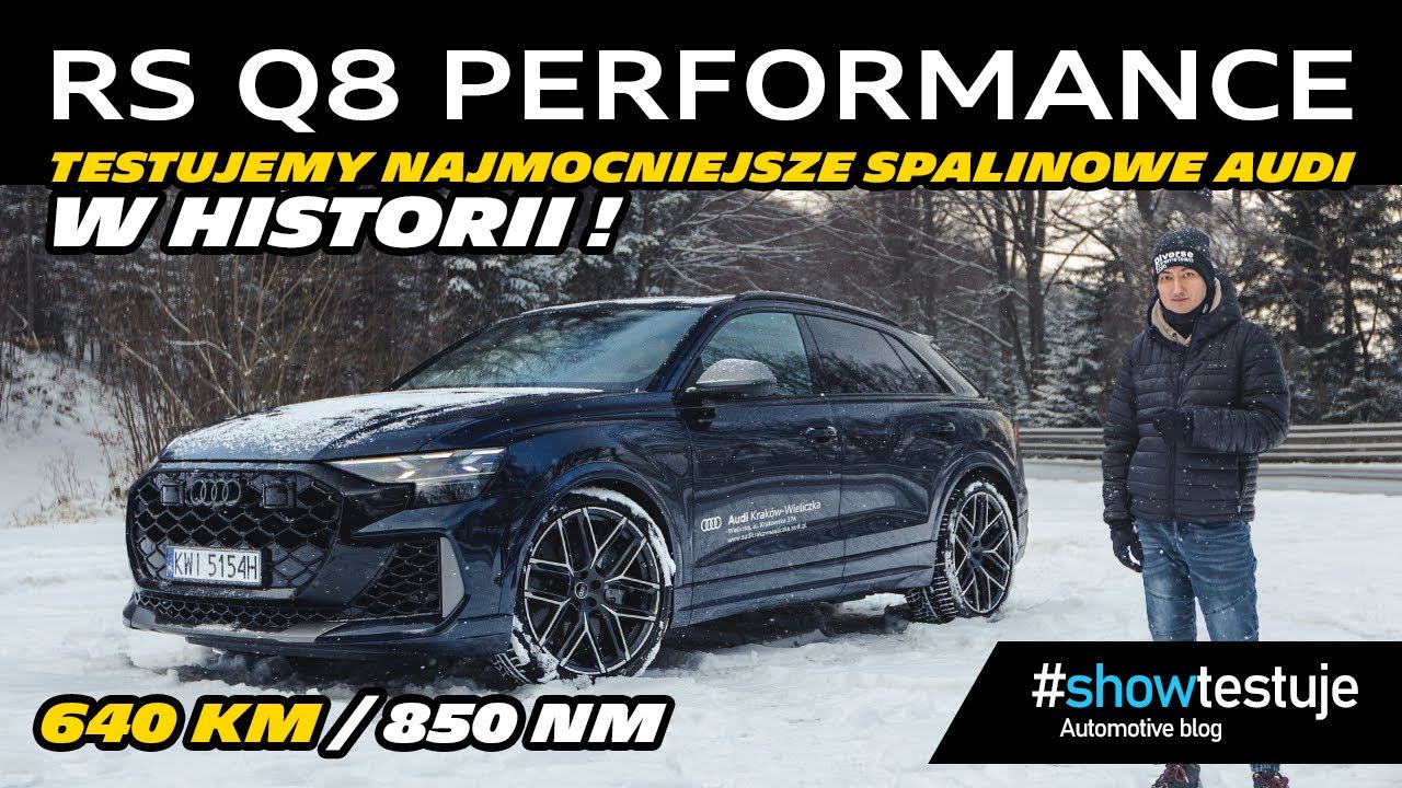 Audi RS Q8 Performance 640 KM (2025) - najmocniejszy SUV Audi w historii [ #showtestuje ] TEST PL 4K