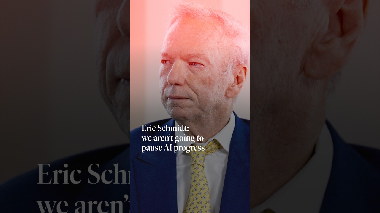 Эрик Шмидт: мы не собираемся останавливать прогресс в области ИИ | The Economist