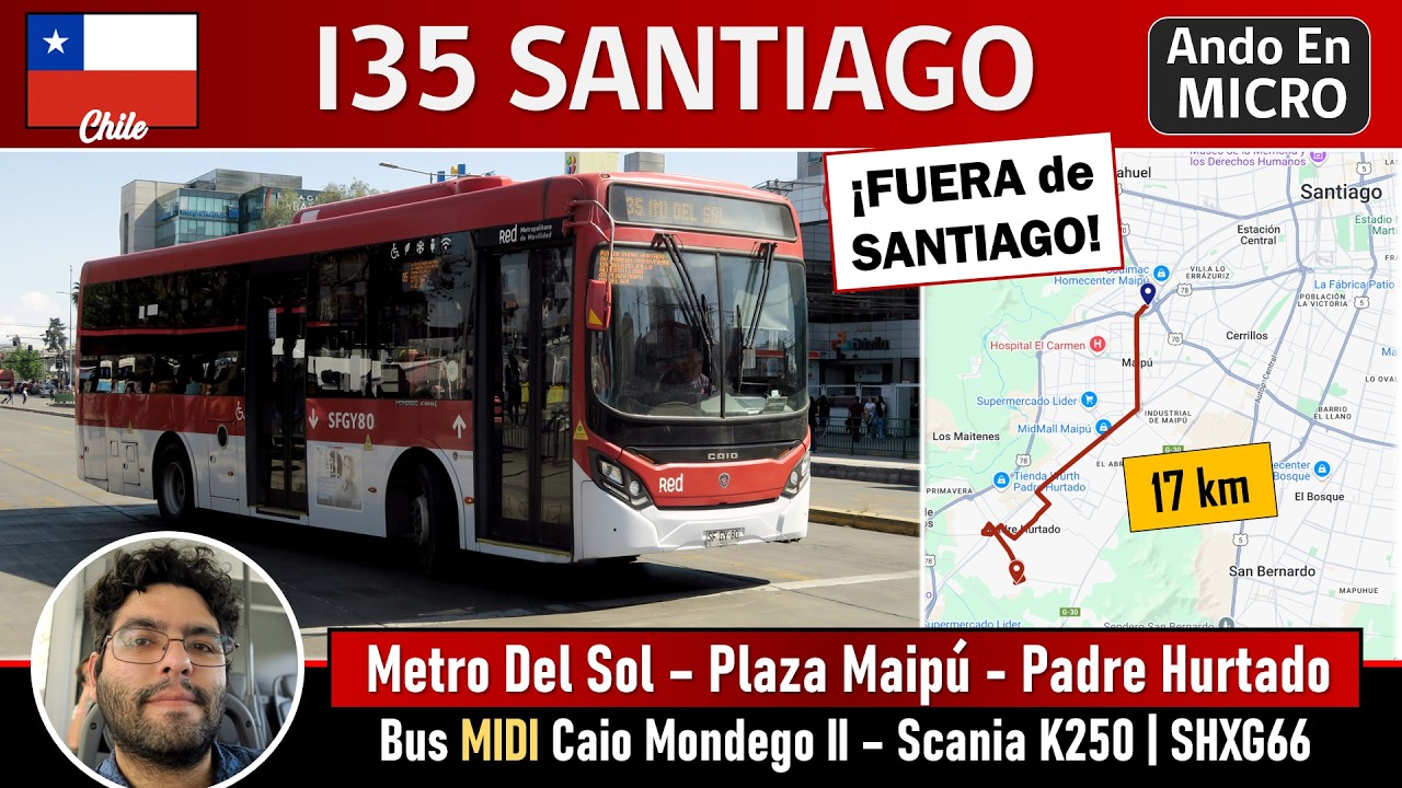 Автобус I35 SANTIAGO агрегатом Caio Mondego II Midi Scania K250 UB Euro 6 SHXG66