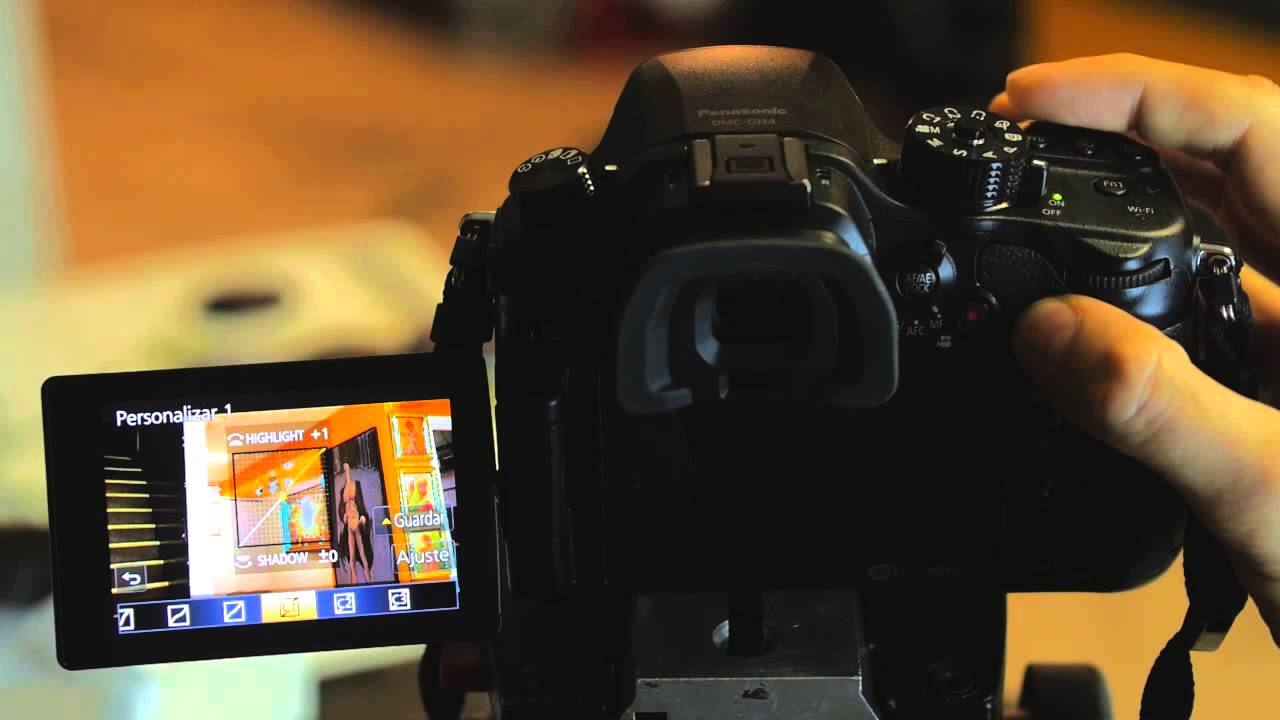como configurar panasonic gh4