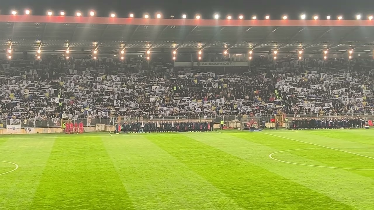 HIMNA BOSNE I HERCEGOVINE |  BOSNIA - ROMANIA | WORLD CUP QUALIFIERS 2026