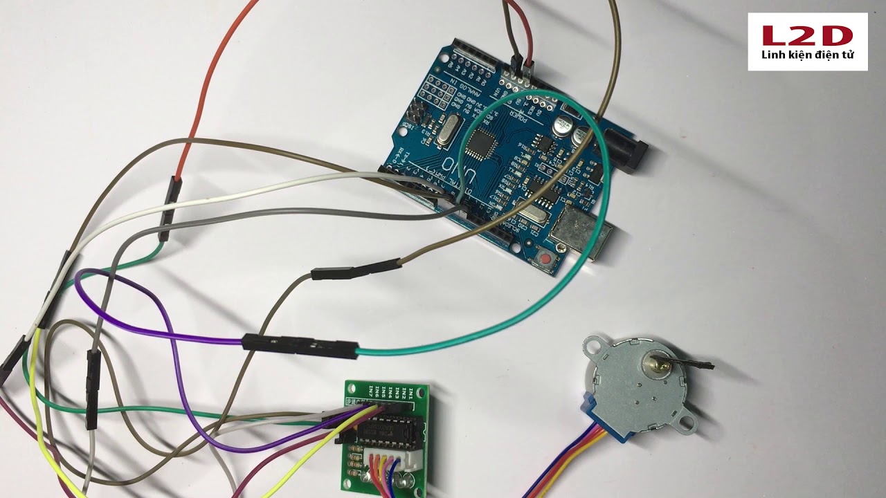 [TMT] Lập trình điều khiển động cơ bước 28BYJ vs Arudino UnoR3 - Code Arduino dễ như ăn bánh