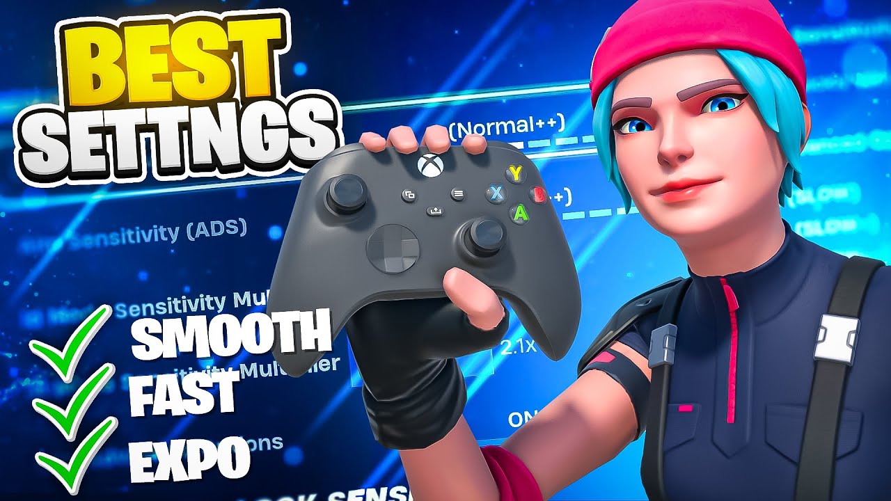 Я нашёл ЛУЧШИЕ настройки контроллера для ЛЮБОГО стиля игры в Fortnite! (Экспоненциальный/Линейный...