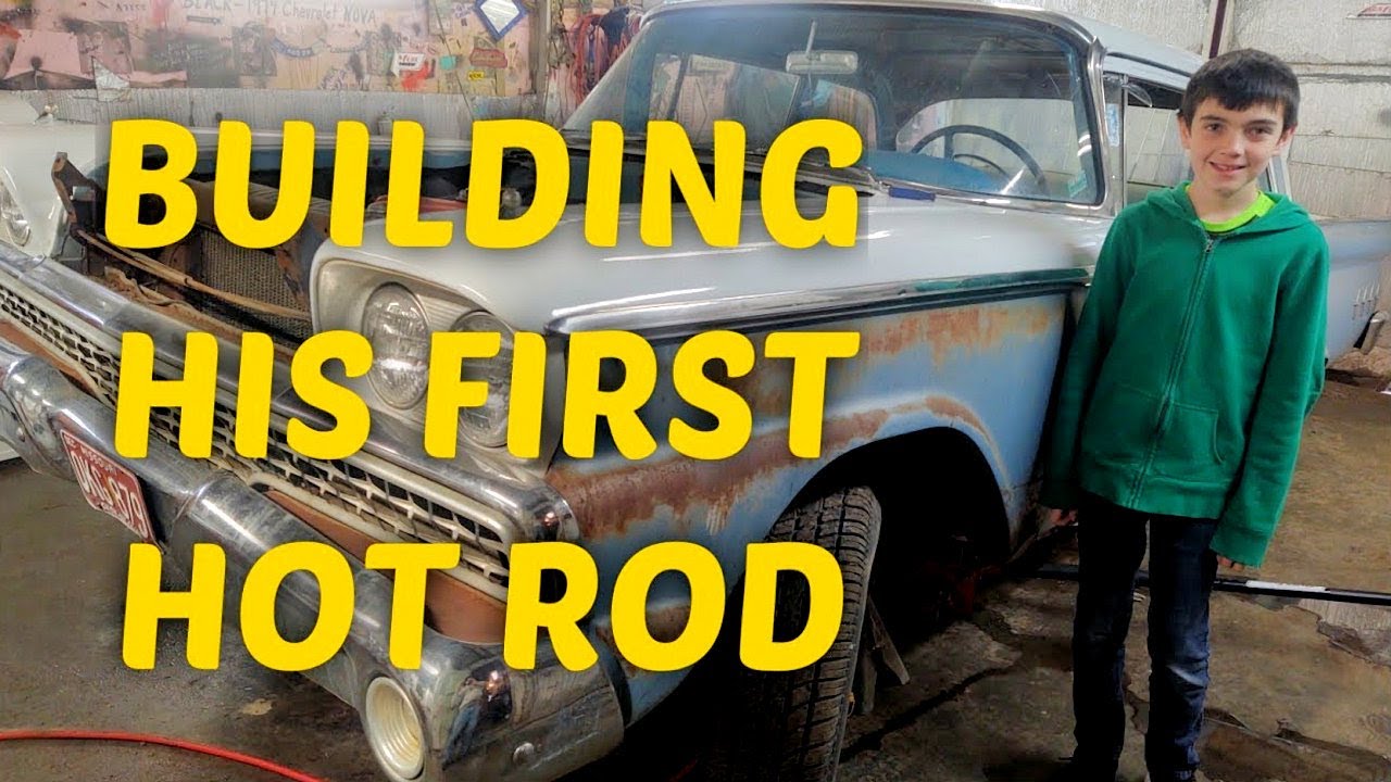 Building My Son's FIRST HOT ROD — 1959 Ford Custom Sedan — Part 1