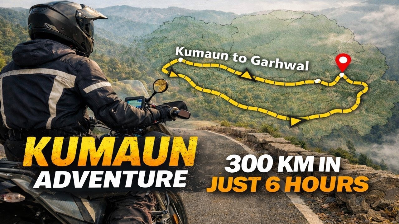300+ KM Mountain Ride in 6 Hours | Nainital to Dehradun 🏍️ ( Part 4 )