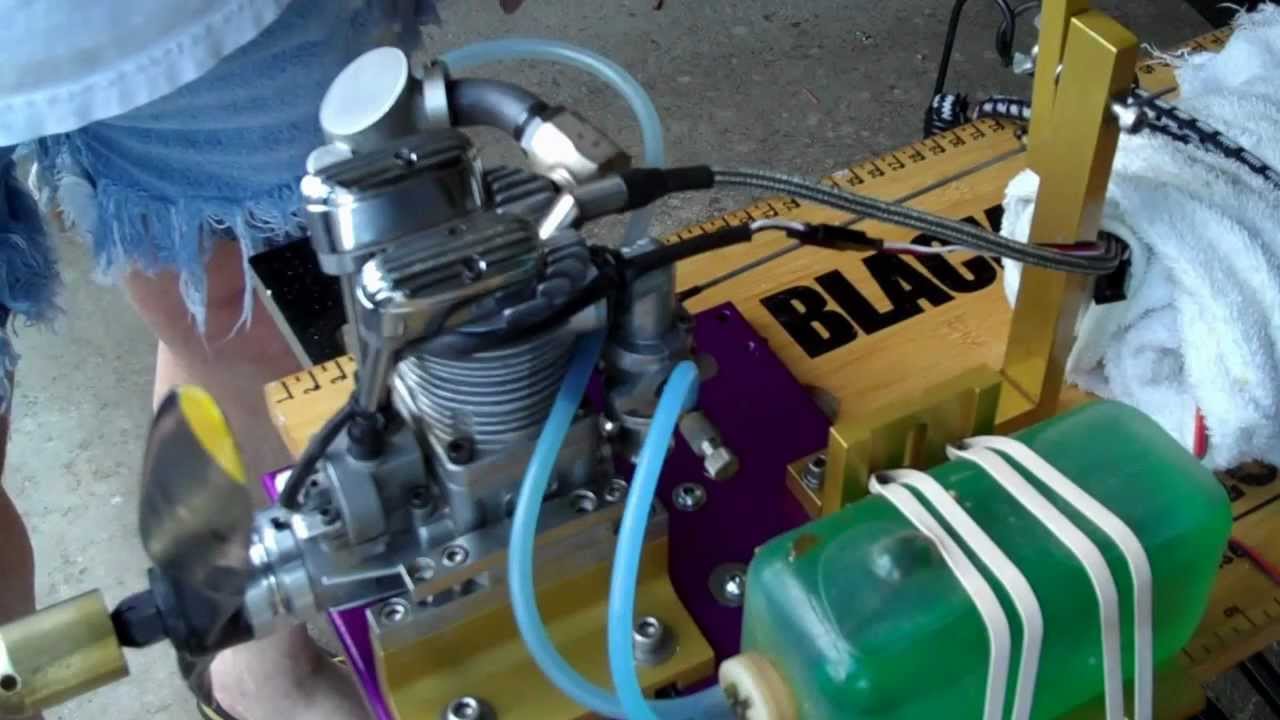 Saito 180 conversion to Spark Ignition from Glow