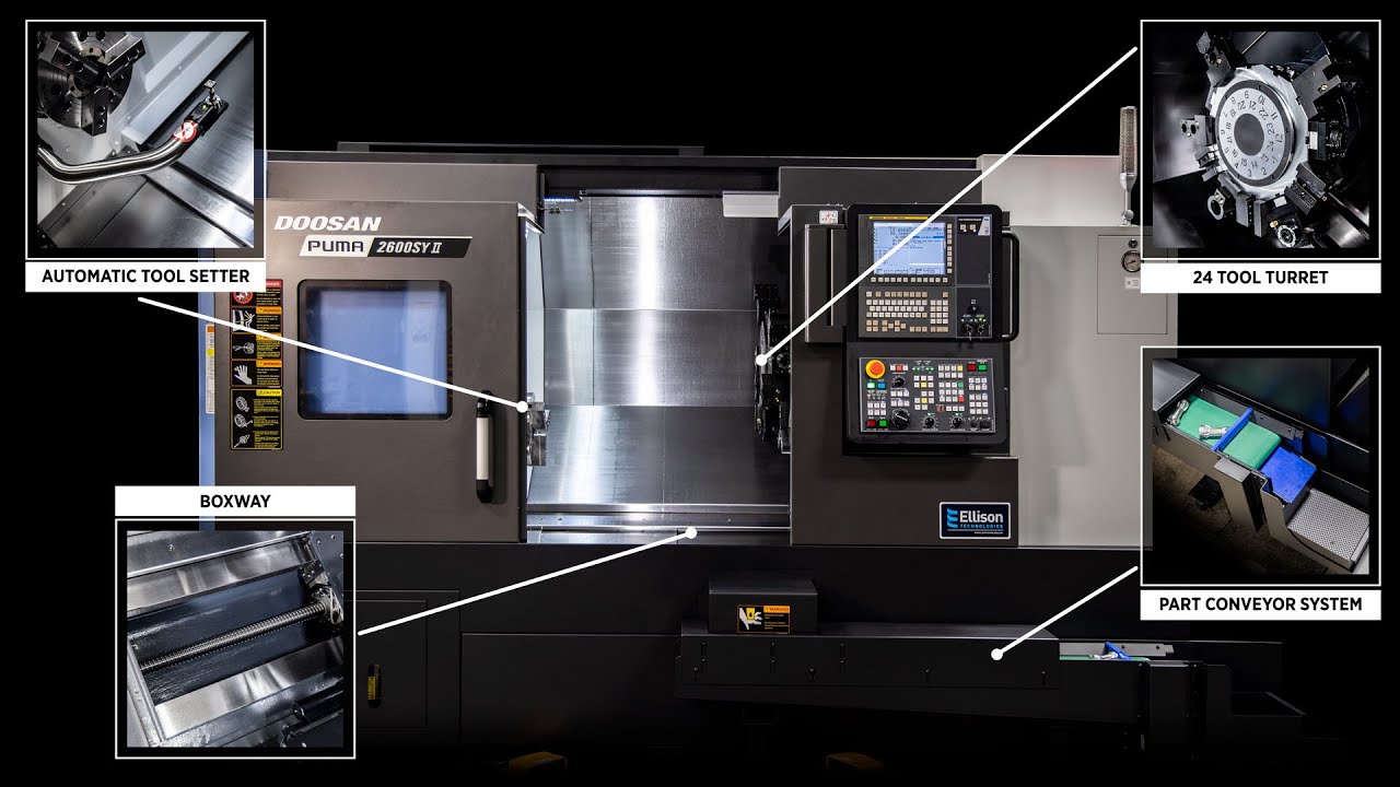 DN Solutions PUMA 2600SY II Lathe Arrives At Our CNC Machine Shop